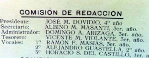 Los redactores de la revista "Palas"(1915)