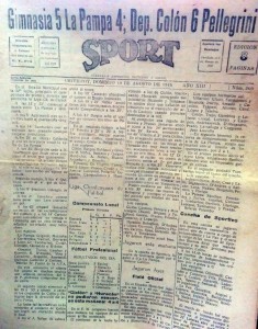Periódico "Sport" (Agosto de 1945)