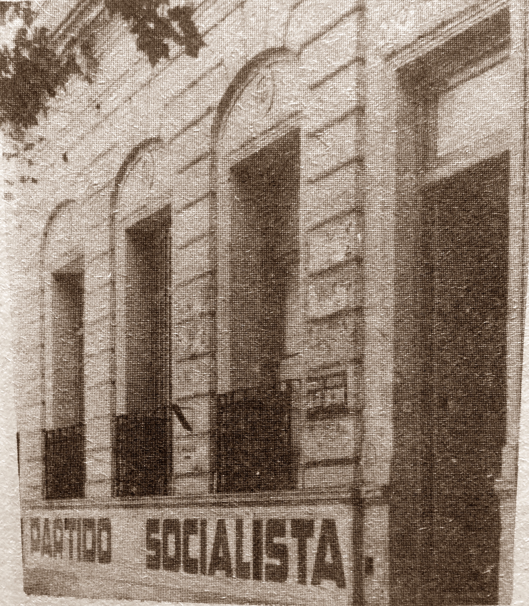 Fachada del Centro Socialista (Av. Ceballos Nº119), denominada también, la "Casa del Pueblo"