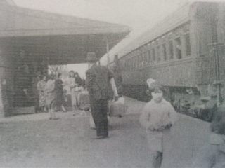 Estación La Rica, en décadas pasadas.