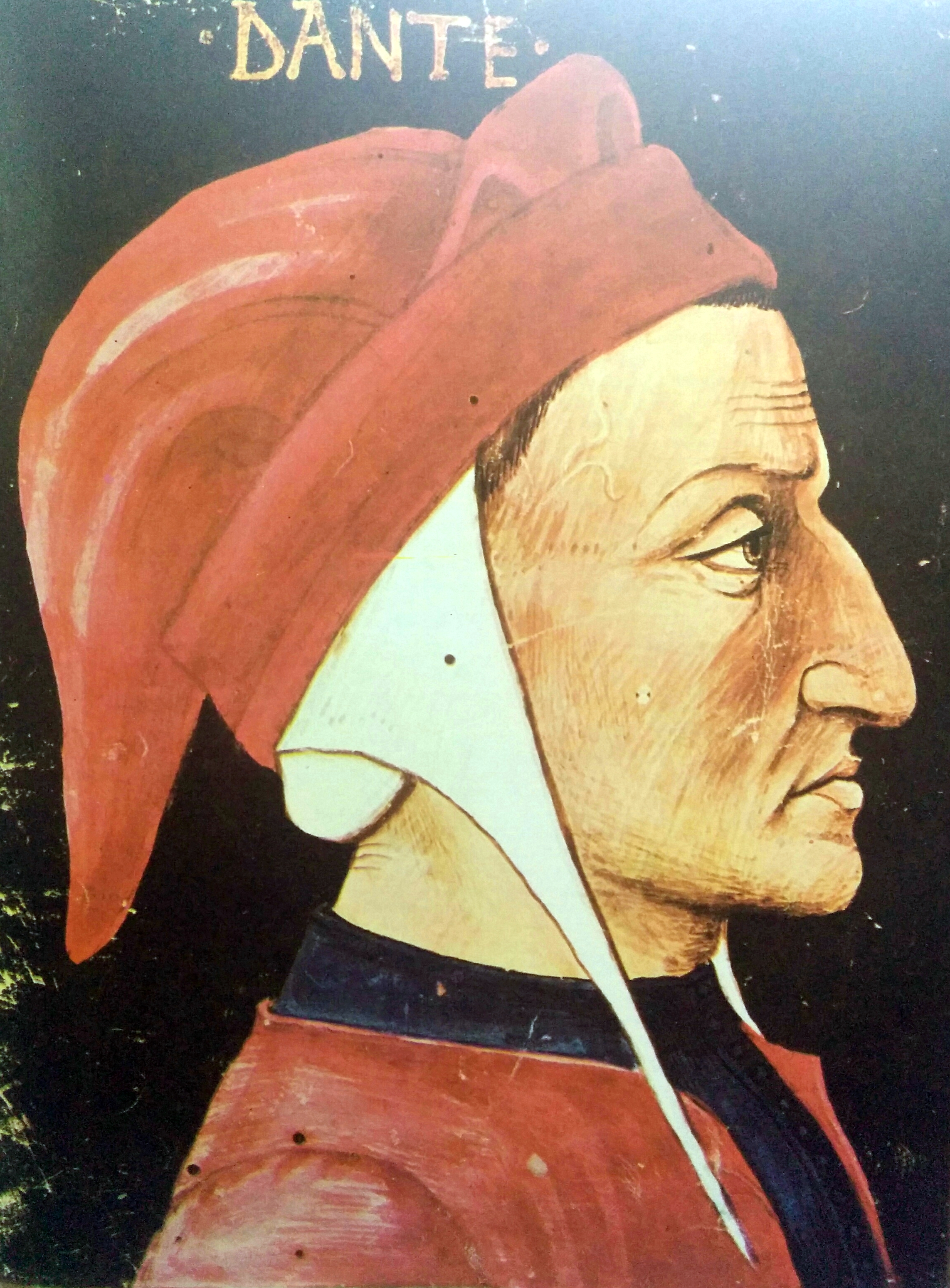 El poeta italiano, Dante Alighieri (1265-1321).