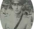 Boris Elkin, con el uniforme de conscripto, en la época del servicio militar (Año 1925).