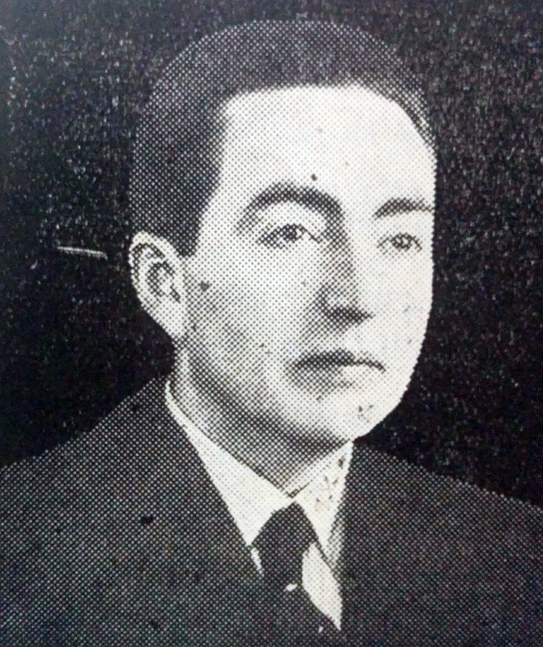Dr. Publio E. Barrancos, fundador y primer presidente del Círculo Odontológico de Chivilcoy, en 1936.