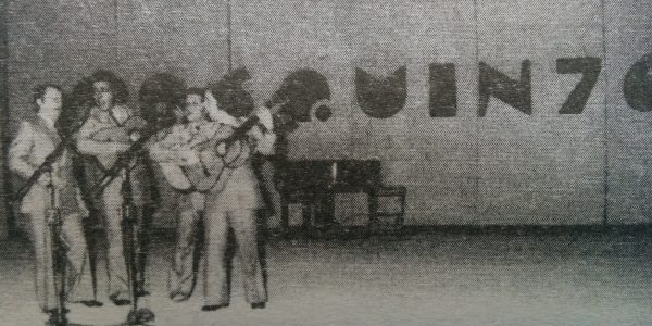 «Las Voces de Chivil-co», en el gran festival de Cosquín, en 1976.