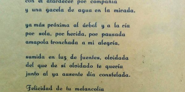 Poema de Julio Cortázar, publicado, bajo el seudónimo de Julio Denis, en el número uno del volante de arte literatura «Oeste», aparecido en el mes de julio de 1944. Fue seguramente, el único texto poético de Cortázar, difundido en Chivilcoy.