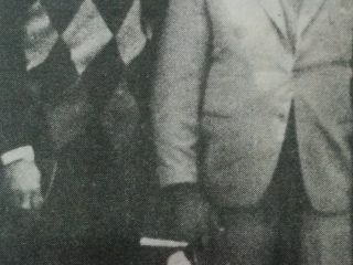El Hermano Miguel Maresco, en compañía del chivilcoyano, Ángel Pascual Aulisio (1921-1975) – Angelito-, hijo del recordado predicador cristiano, Pascual Aulisio (1889-1960)-Pascualito-..