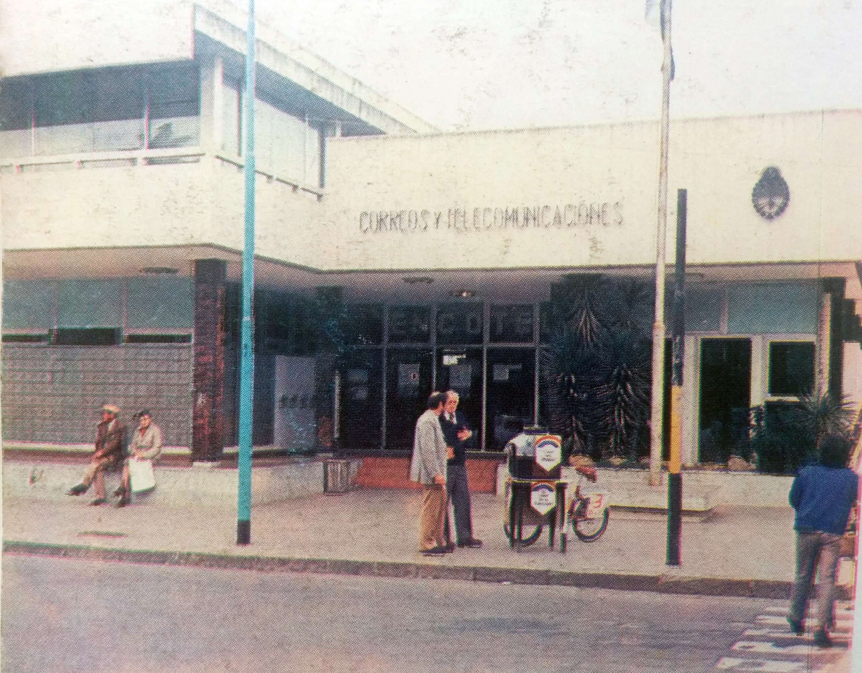 Edificio de ENCOTEL, inaugurado el 11 de agosto de 1973.