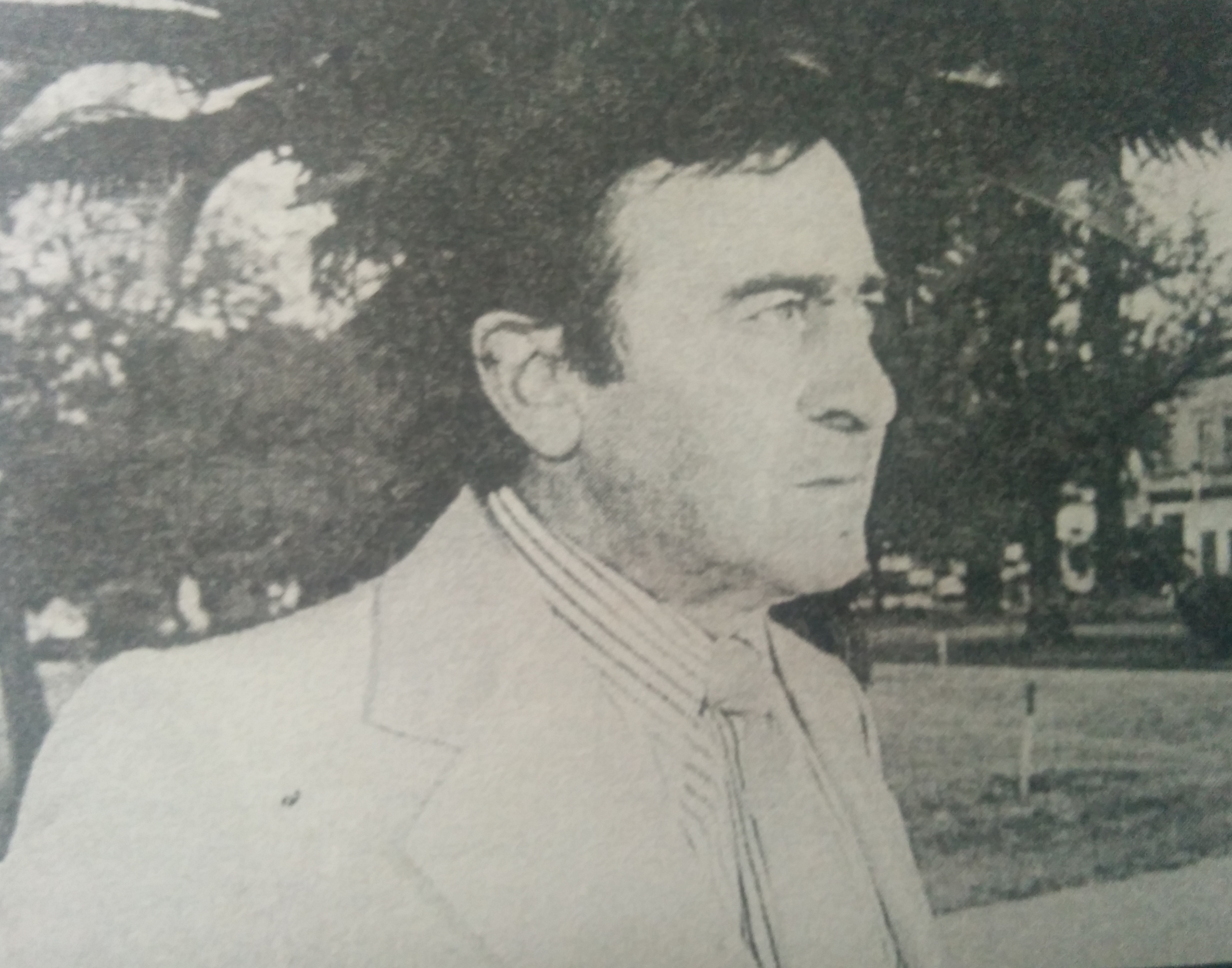 El siempre inolvidable, recitador criollo, periodista deportivo, poeta gauchesco, y hombre del espectáculo chivilcoyano, Norberto Domingo Clavio (1943-1999).