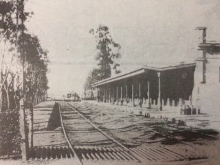 Imagen de la querida e imborrable estación ferroviaria «Norte», clausurada y desaparecida, en el mes de octubre de 1968.