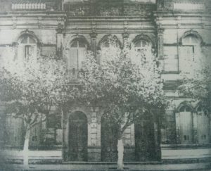 El Teatro Español, en una estampa fotográfica, de la década de 1930.