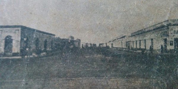 Avenida Sarmiento, en 1889.