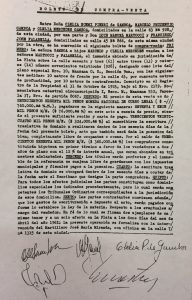 Boleto de Compraventa, de la "Casa  de Chivilcoy", en la ciudad de La Plata, el 12 de abril de 1961.