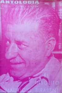 Nº 0, de la revista cultural ilustrada "Antología, fundada, redactada y dirigida, por el escritor, poeta, periodista y docente, Diego Bernabé Rositto (1919-1991). Esta primera entrega, correspondió al mes de noviembre de 1971.