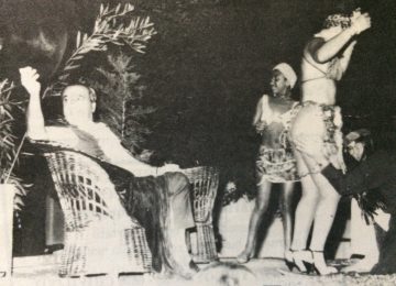 Los festejos del carnaval chivilcoyano, en 1988.
