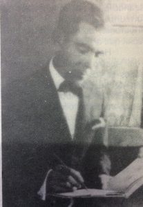 El gran pintor y decorador, Don Juan Navarro Granados, uno de los fundadores de la Agrupación Artística Chivilcoy, el 21 de abril de 1916.