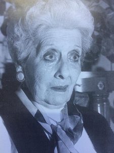 La excelente e inolvidable actriz chivilcoyana, Blanca Anita Pérez de García (1918-2011), considerada la "Gran Dama de la escena y del Teatro Local".