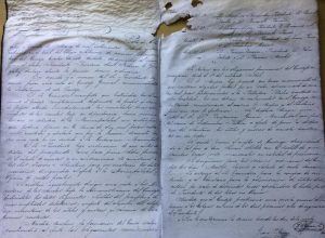 Acta de la primera reunión, del Consejo Escolar de Chivilcoy, constituido el 30 de marzo de 1876.