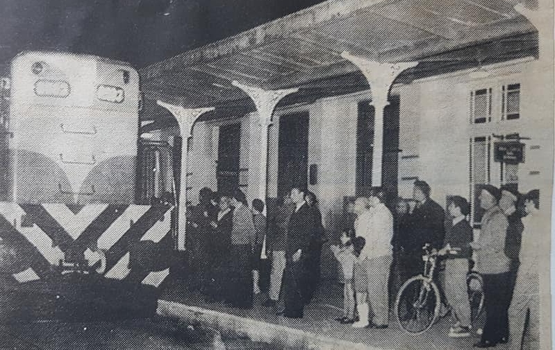 El último tren, de la Estación Ferroviaria “Norte” (1968).