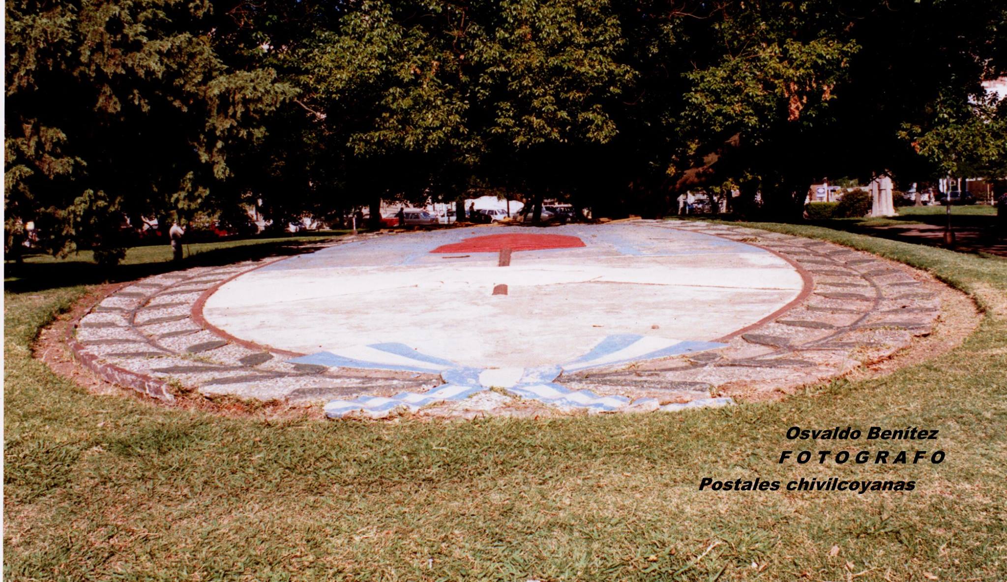 El Escudo Nacional Argentino, de la plaza principal 25 de Mayo