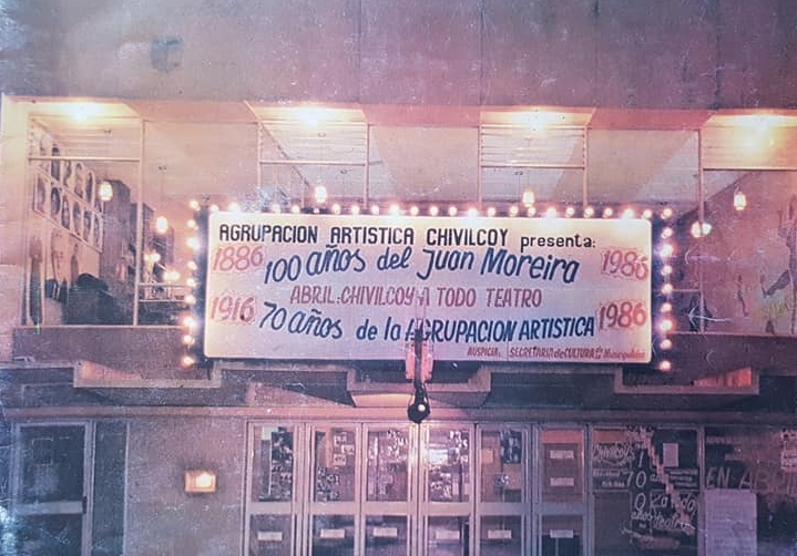 La gran celebración, de los cien años del “Juan Moreira” y el 70 aniversario de la Agrupación Artística Chivilcoy (1986).