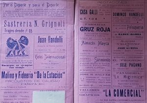 El programa, del «Gran Festival Teatral», del martes 30 de abril de 1940, organizado por el Club Atlético Paso; una entidad deportiva, de apreciable trayectoria, aquí, en nuestro medio, que se había fundado, el 16 de marzo de 1934.