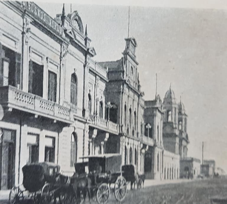 La ciudad de Chivilcoy, en un Atlas de la República Argentina, de principios del siglo XX.