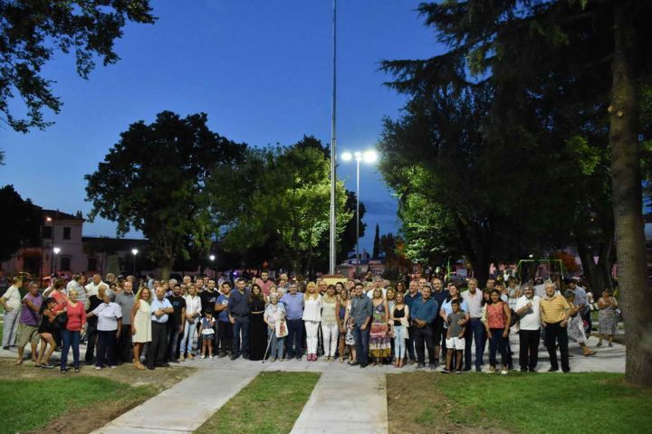 Pinceladas históricas, de la plaza 9 de Julio.