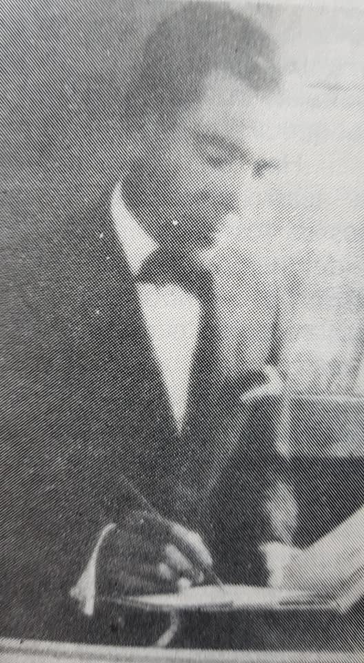 El gran artista plástico español, Juan Navarro Granados, y una exposición pictórica, realizada en Chivilcoy, hacia 1937