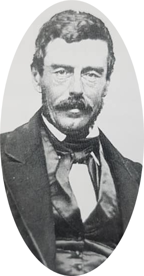 Don Federico Soarez: El gran Juez de Paz, y presidente de la comisión fundadora, de 1854, y de la Corporación Municipal, en 1856.