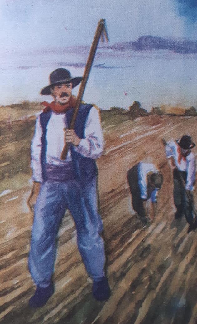 Un legendario personaje chivilcoyano: Don Pedro Lapouble, laborioso labriego y heroico soldado, en la campaña del desierto.