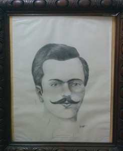 Retrato de Ortiz; por el Procurador Dr. Juan Antonio Larrea (1988)