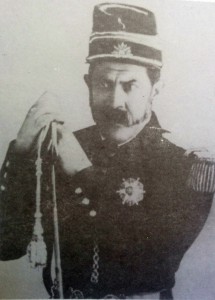 Sarmiento, con uniforme militar de teniente coronel (1852).