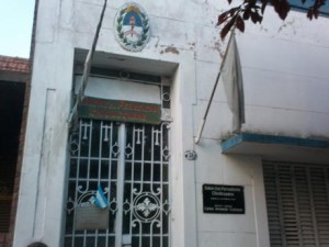 Salón del Periodismo, frente de la casa.