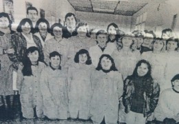 Personal docente y administrativo de la Escuela Integral Católica, en el mes mayo de 1994.
