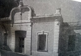 Estación ferroviaria de Ramón Biaus, inaugurada el 15 de marzo de 1909.