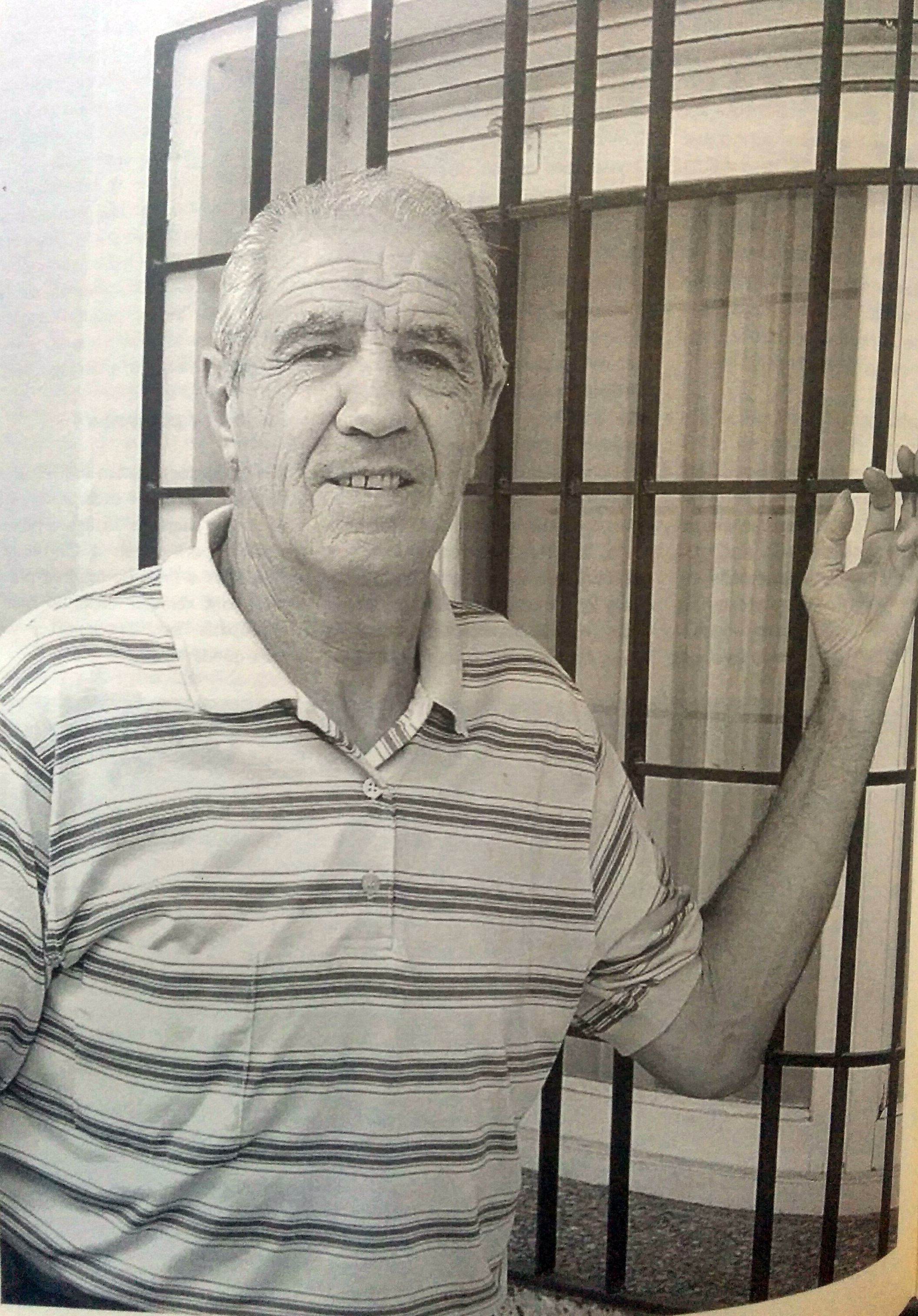 El pintor Jorge José Diciervo y el boxeador Mario Oscar De Piche