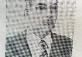 José María Paz, ilustre fundador y primer presidente del club Gimnasia y Esgrima, y asimismo, profesor en la Escuela Industrial de Chivilcoy
