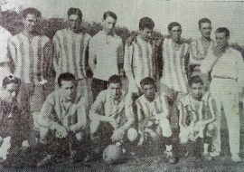 Equipo del club Gimnasia, en 1930.