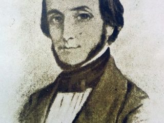 Dr. Juan Bautista Alberdi (1810-1884), artífice e inspirador jurídico de la Constitución Nacional, sancionada el 1 de mayo de 1853.