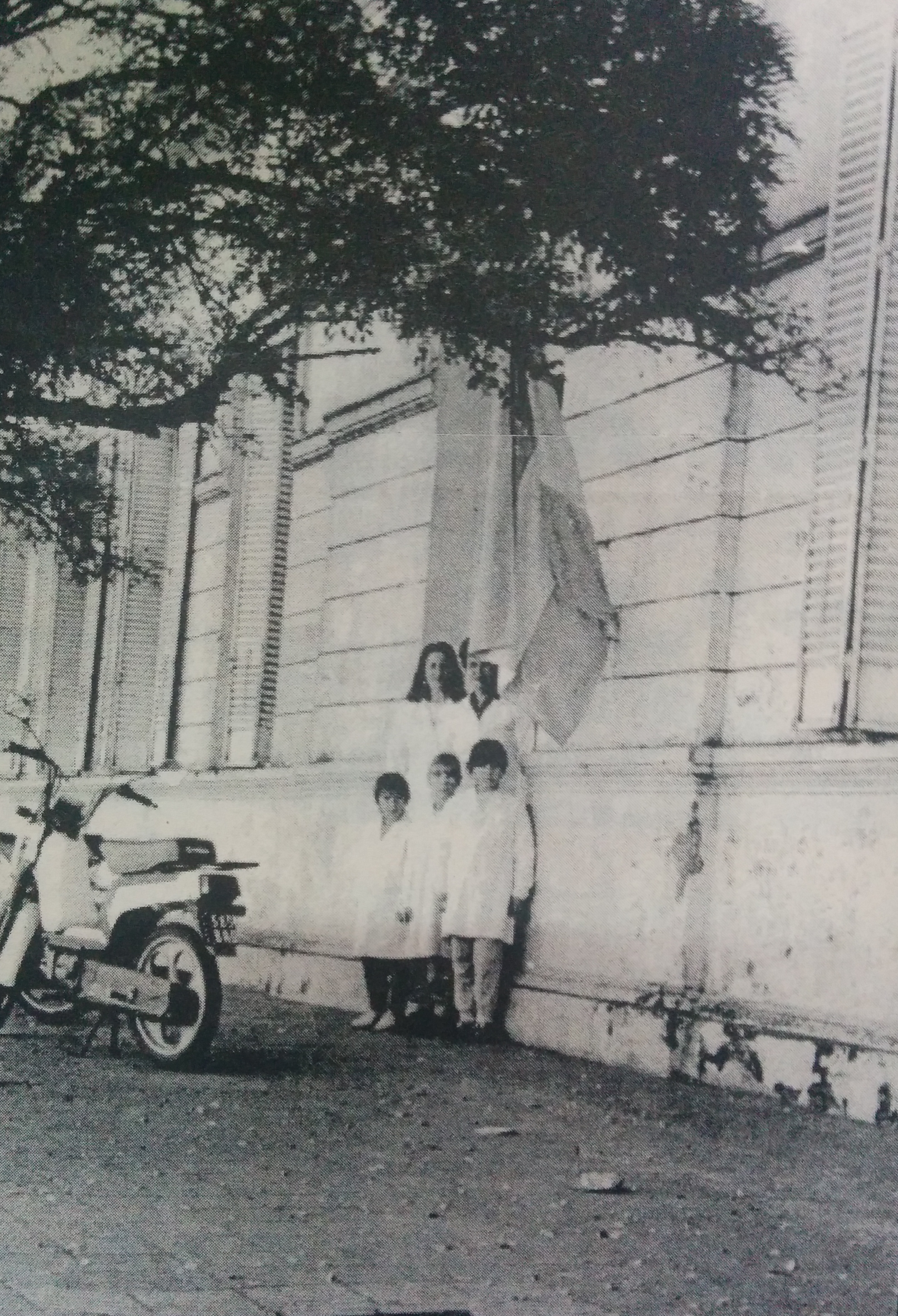 Fachada de la Escuela Nº11 "Florentino Ameghino", que se fundó en 1884.