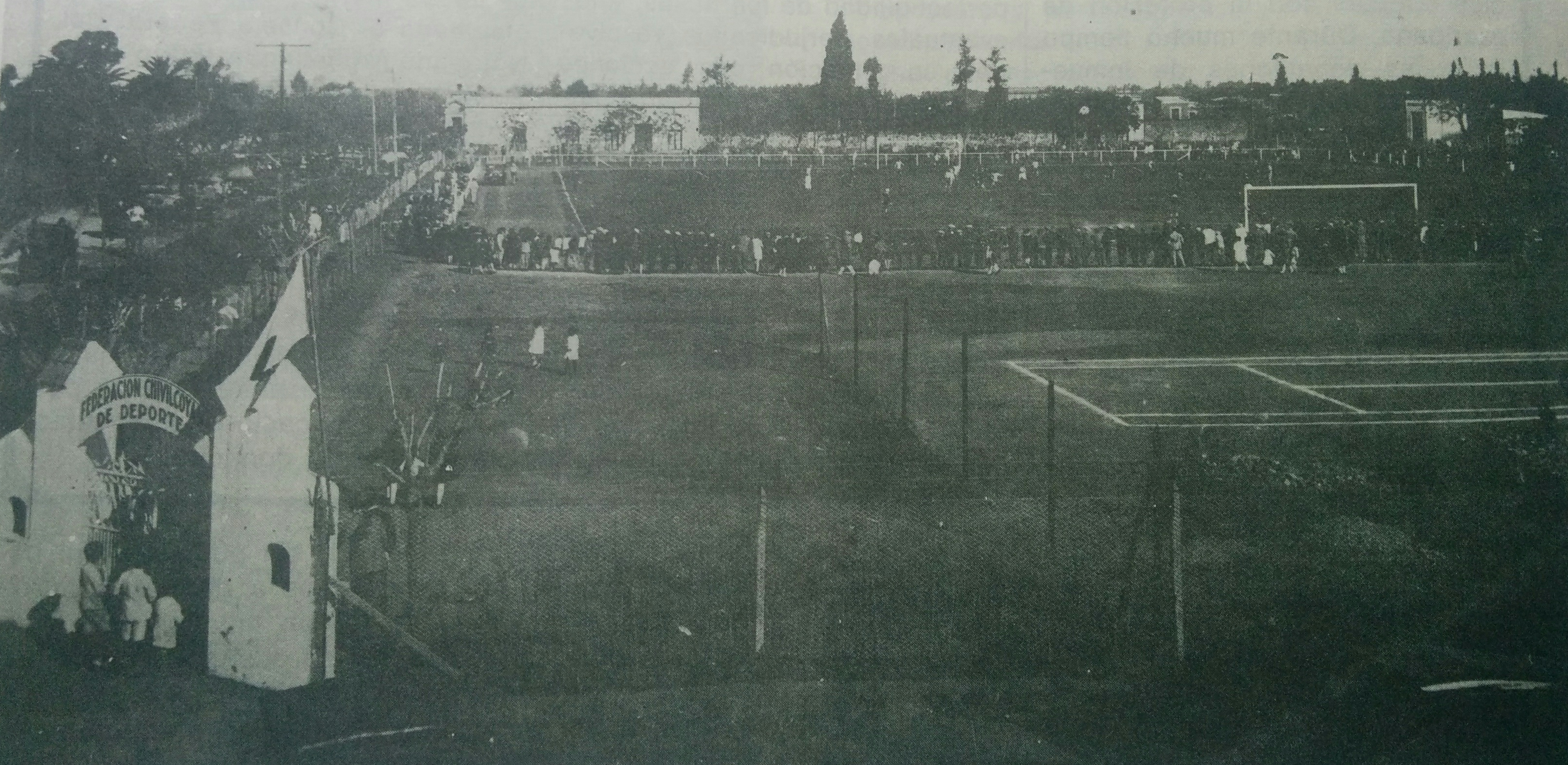 Viejo Estadio de la Federación, inaugurado el 9 de julio de 1926.