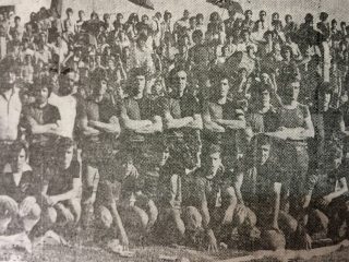 El equipo de Colón, en 1980.