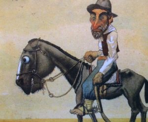 Ilustraciones gauchescas de Florencio Molina Campos.