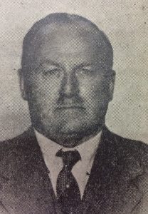 El caracterizado y prestigioso empresario alemán, Don Francisco Huber (1883-1963), fundador, en el año 1920, de un importante fábrica de quesos, en la localidad rural de San Sebastián.