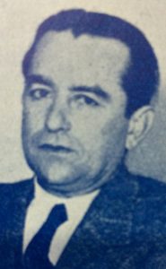 Don Ángel San Romé, intendente municipal de Chivilcoy, desde 1934 hasta 1936. Luego, fue electo senador provincial.