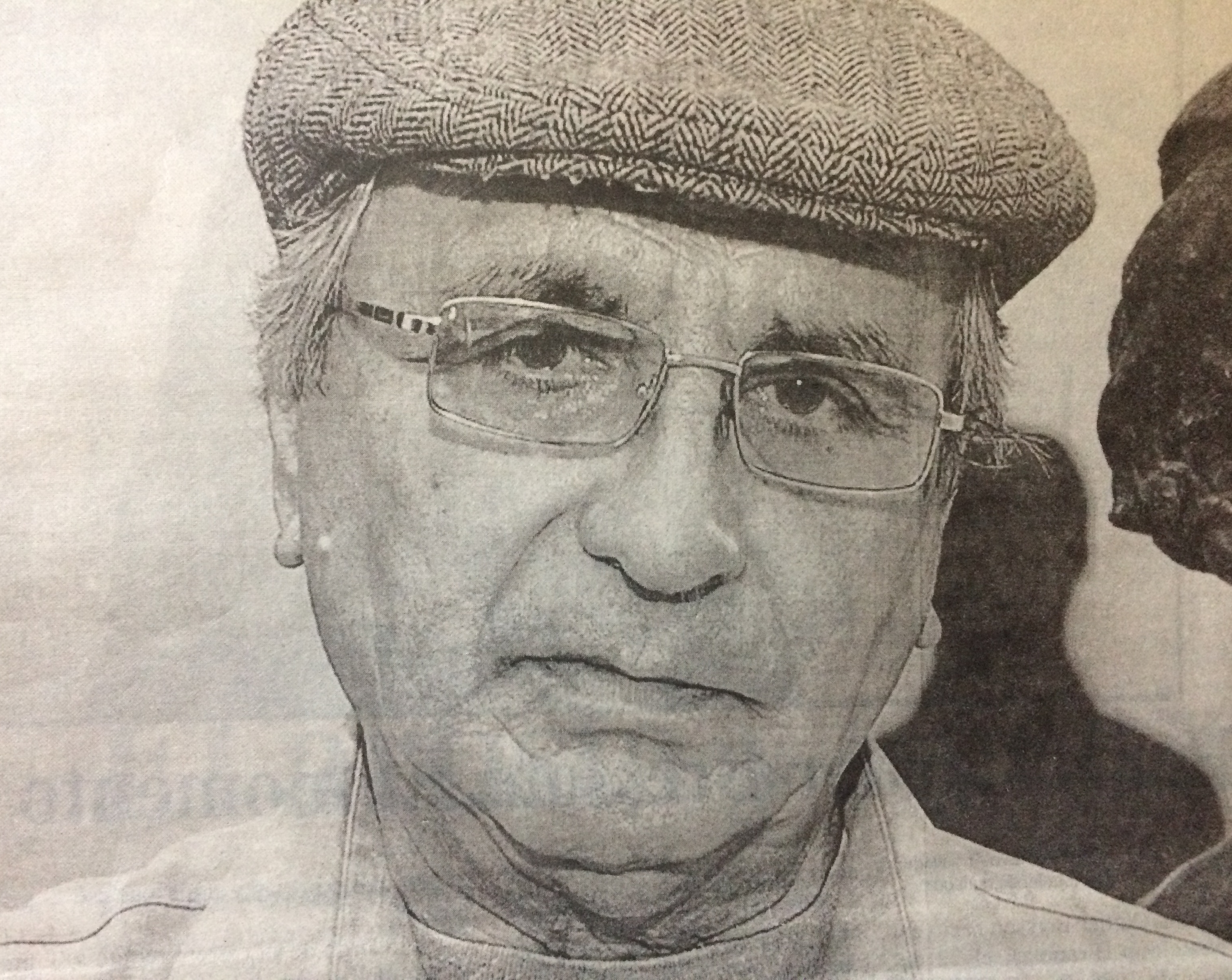 El gran escultor Osvaldo Néstor López