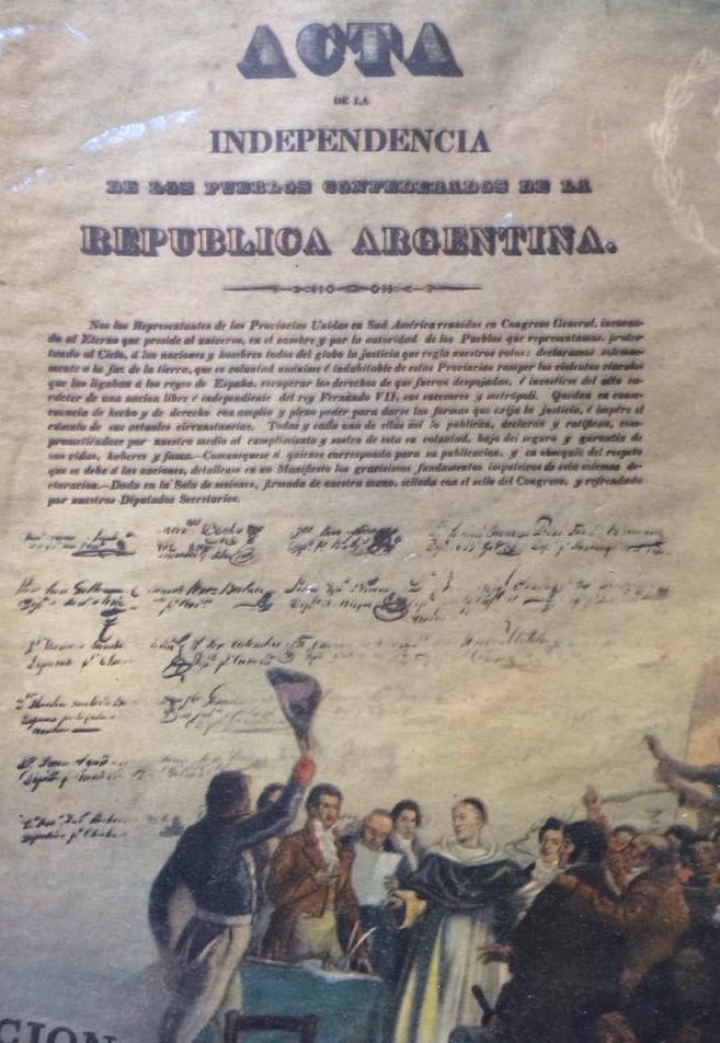 La Declaración de la Independencia y el Lunfardo