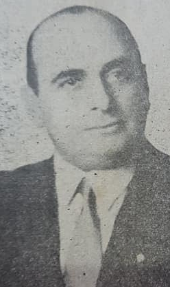 El poeta chivilcoyano, Alberto E. Sciorra, y su libro “Odisea gauchesca” (1948).