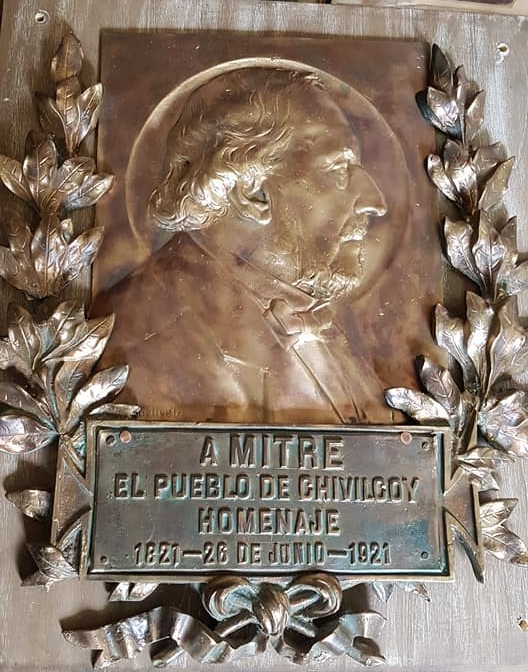El homenaje de Chivilcoy, al general Mitre, en 1921.
