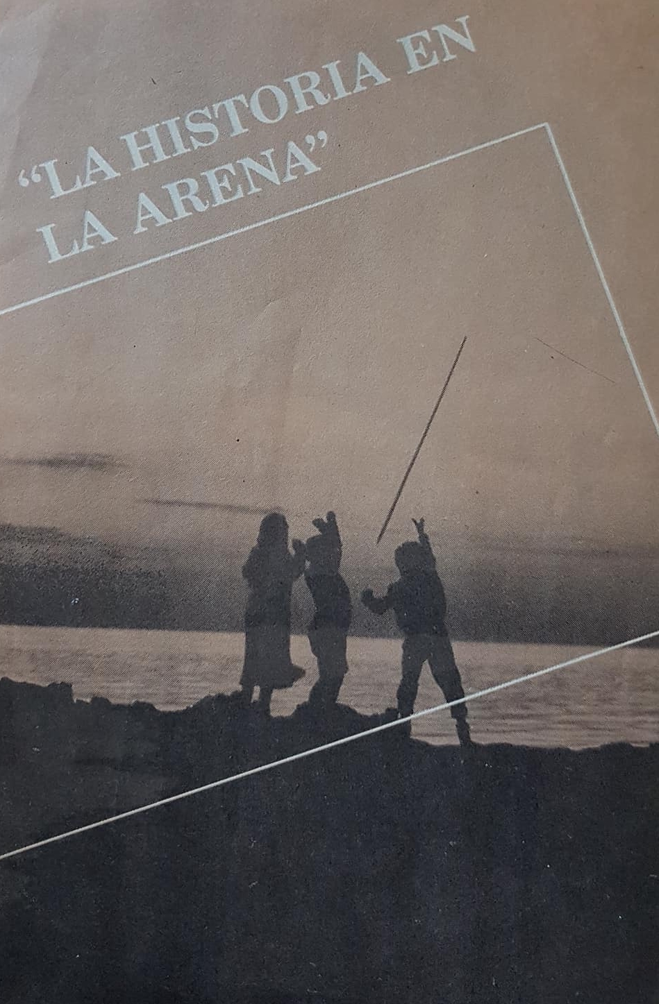 Una película documental “La Historia en la arena”, rodada en Chivilcoy, hacia 1986.